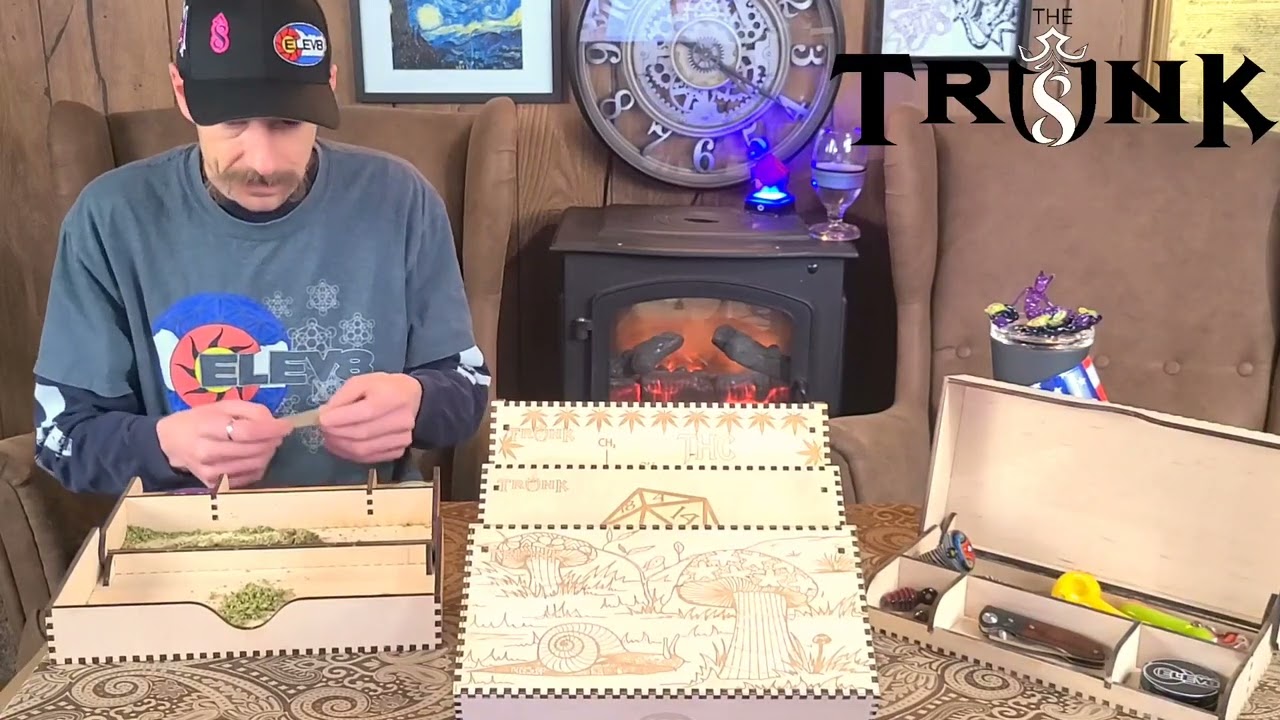 Storage Tray and Rolling Tray all in one, made in USA called THE TRUNK!