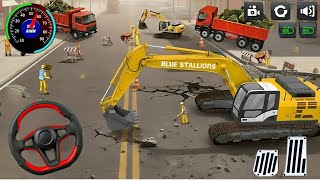 City Construction Game JCB 3D _ Heavy Excavator Road Construction Simulator Game _ Android Gameplay screenshot 3