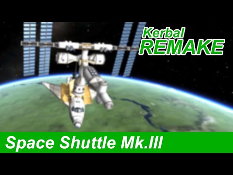 Space Shuttle building the ISS in KSP