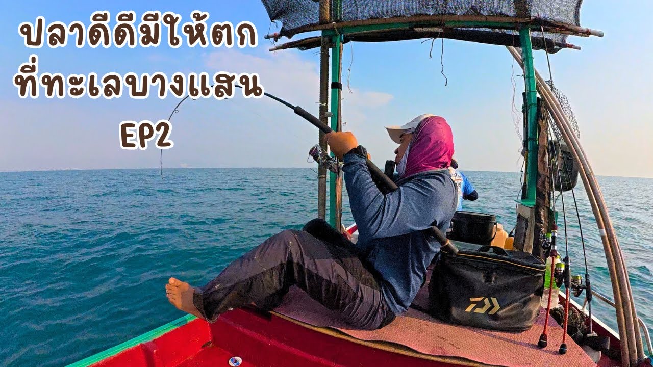 ปลาดีดีมีให้ตกที่ทะเลบางแสน EP2