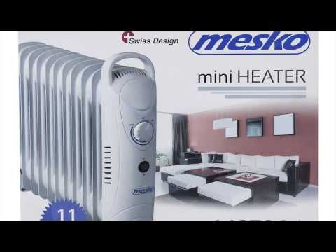 Обігрівач масляний Mesko MS 7806, видео 1