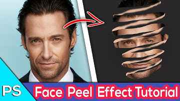 How to create Face Peel Effect Photoshop | Photo manipulation  | Photoshop tutorial gupthas media