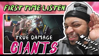 WHAT IS THIS??? | True Damage - GIANTS (Becky G, Keke Palmer, Soyeon, Duckwrth, Thutmose) | Reaction