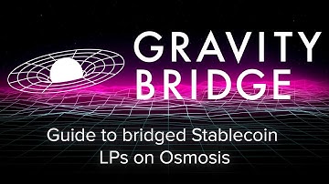 Tutorial: Using Gravity Bridged ERC20 tokens on Osmosis
