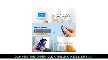 Best KERUI K52 Large Touch Screen WIFI GSM Alarm System for home TFT Display Home Alarm System Secu