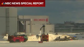 Thumbnail for SPECIAL REPORT: Delta plane upside down at Toronto airport after landing incident
