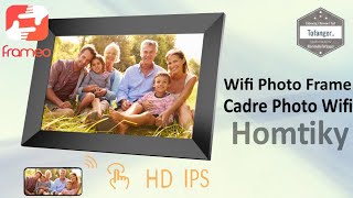 Homtiky 10 Inch WiFi Digital Photo Frame - App Frameo - Wifi Photo Frame - WF105T - Unboxing screenshot 2