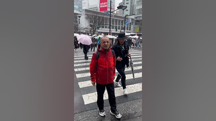 Japonya Tokyo yaya geçidi.