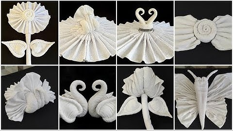 8 Ideas Of Towel Folding Origami