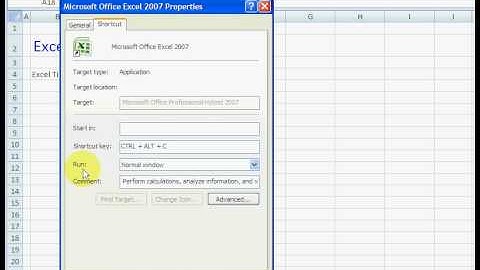 ExcelExperts.com - Excel Tutorial - Keyboard Shortcut To Open Excel