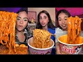Extra Creamy Spicy Buldak Samyang Noodles Mukbang TikTok Compilation ASMR