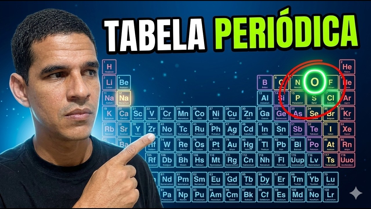 Tabela Periódica COMPLETA em 1 Aula | Aprenda Classificação, Grupos e Períodos.