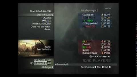 MW3 Gameplay Wii - No Commentary #2