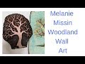Melanie Missin Woodland wall art - creative textile projects
