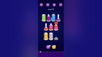 Nut Sort Level 33 Walkthrough | Nuts Sort Level 33