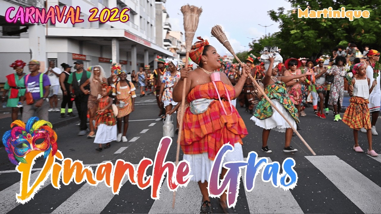 Carnaval Martinique 2026 : Dimanche Gras , ce n'est que le début