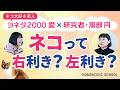 【ヨネダ2000愛さんが聞くネコ研究】ネコは右利き?左利き?/3000枚のネコの顔写真を分析/人と関わりを持つことでかわいくなっていった/ネコ研究者・服部円さん
