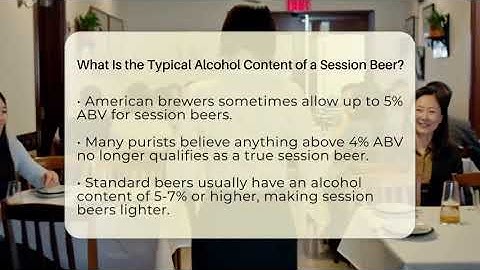 What Is the Typical Alcohol Content of a Session Beer? - The Pint Guy