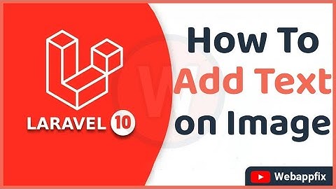 How to Add Text on Image in Laravel | Text on Image | Image to Text | Laravel 10 Add Text on Image