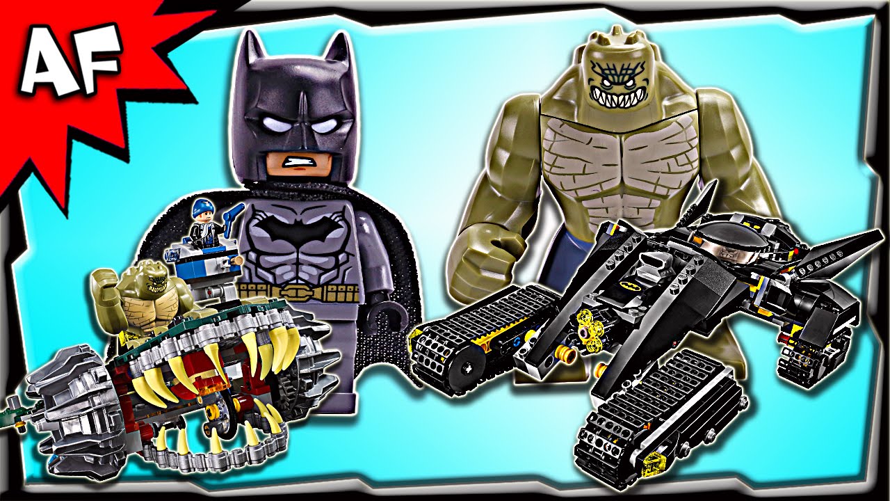 Lego Batman KILLER CROC Sewer Smash 76055 Stop Motion Build Review - YouTube