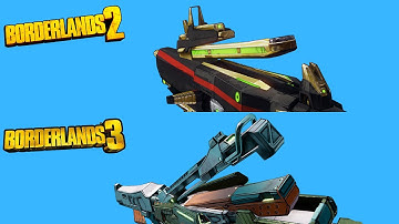 Borderlands 2 vs Borderlands 3 - Weapon Reload Animations