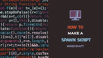How  To Make A Spawn Skript I Minecraft