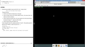 Latihan Soal Praktikum Pemrograman Bash Shell 2 (Praktikum Sistem Operasi)