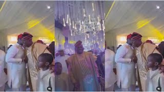 Prince Nicholas Ukachukwu arrives his wedding reception with his sons (video)