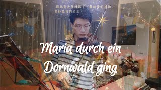 Maria durch ein Dornwald ging - violin solo