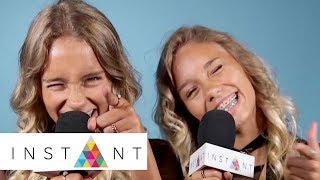 Lisa & Lena, German Musical.ly Twins, Reveal A Message For Their Fans | Superfan Freakout | INSTANT