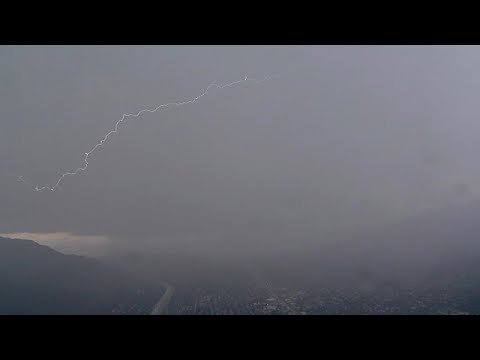 Lightning strikes SoCal