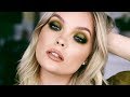 SMOKEY GREEN FALL MAKEUP TUTORIAL - Melt Cosmetics Gemini Palette