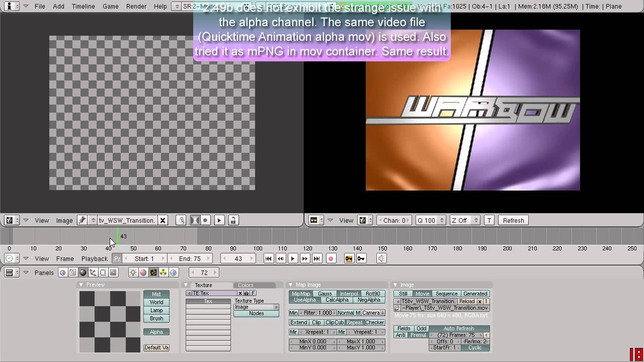 Blender 2.6 Alpha Channel Video Problem - YouTube