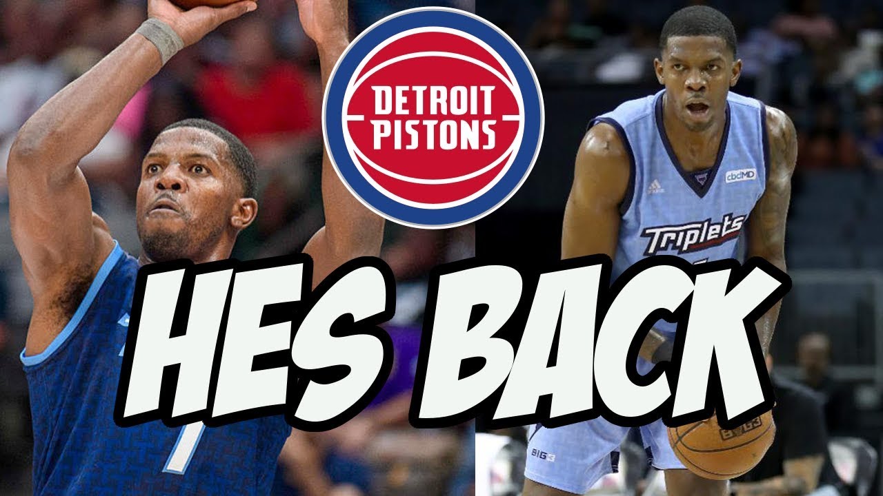 Joe Johnson Signs With Pistons - Iso Joe Is Back In The NBA - YouTube
