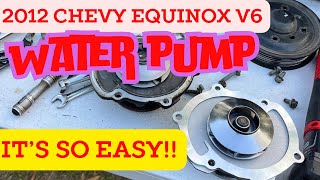 Chevy Equinox V6 Water Pump Install