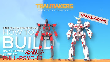1K Subscribers | Unicorn Gundam Walker Tutorial PT 1: Inner Frame&Transformation | Trailmakers Mech