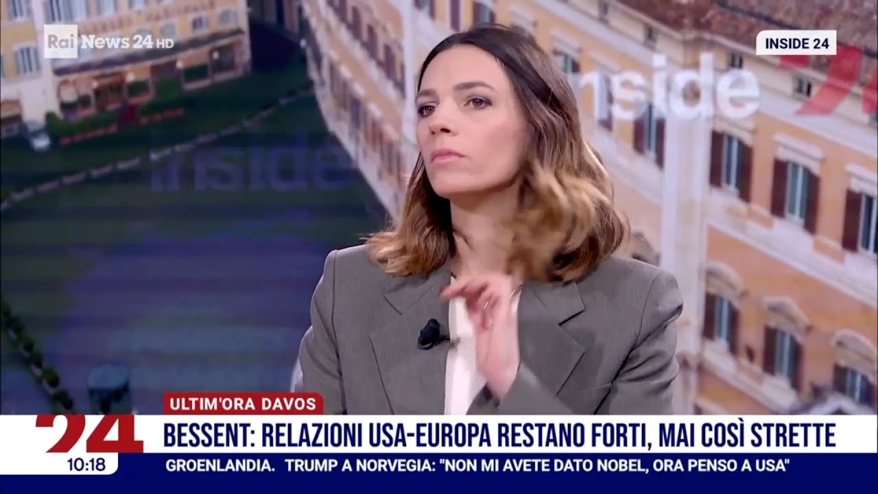 La mia intervista a Inside24 su Rainews24 - 20.01.2026