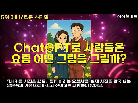 ChatGPT로 사람들은 요즘 어떤 그림을 그릴까?