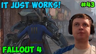 Мульт Папич играет в Fallout 4 It just works 43
