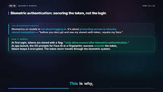 Native sign-in, biometrics, sessions, and multi-device logins | Mobile System Design (10.12)
