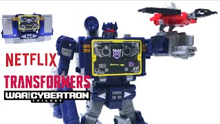 【トランスフォーマー 】ラジカセに変形！ WFC-14 サウンドウェーブ ヲタファの変形レビュー / Netflix Transformers Soundwave