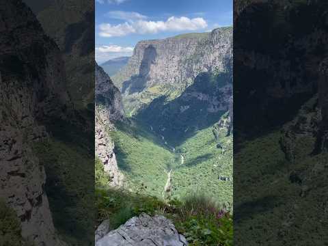 Vikos Canyon, Oxia Viewpoint. Greece. #shorts #travel ❤️#путешествияпоевропе #mountains