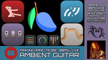 Making Ambient Guitar Sounds With Blue Mangoo Apps On My iPad