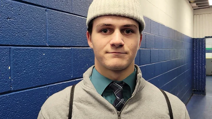 Hartland Hockey's Ben Pouliot talks about the 4-3 ...