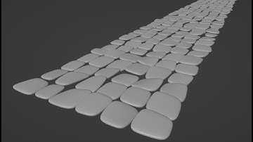Blender 3D - Modeling a Stone path