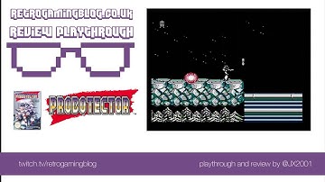 Probotector Playthrough - RetroGamingBlog