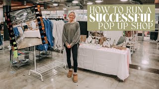 10 Tips for a Successful Pop Up Shop / Small Business Tips