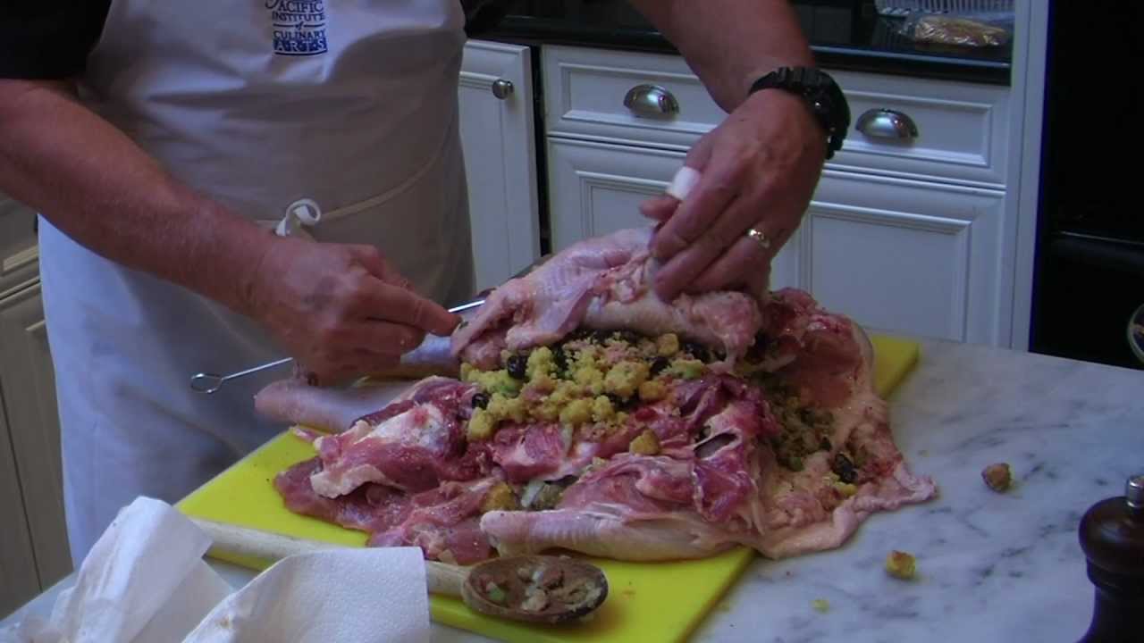 How to make a Turducken