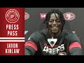 Javon Kinlaw Recaps His First NFL Training Camp Practices | 49ers