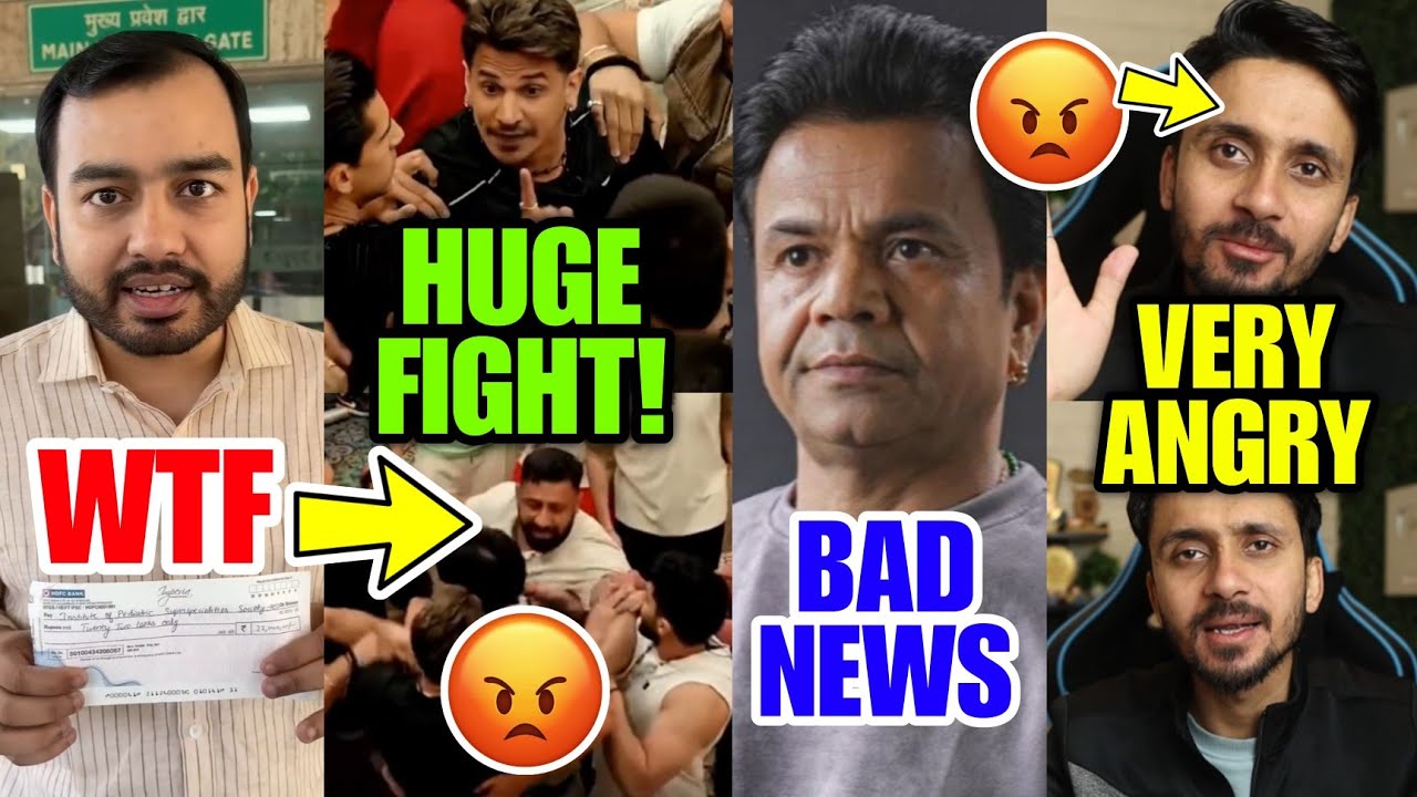 WTF! Prince Narula Vs Rajat Dalal HUGE FIGHT😡 | Rajpal BAD NEWS | Physics Wallah WTF!  Neuzboy ANGRY